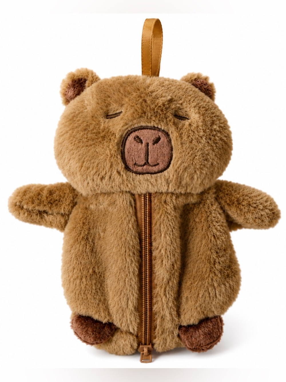 Kawaii Teddy Bear Plush Zipper Pouch Cosmetic Bag NEW One Size